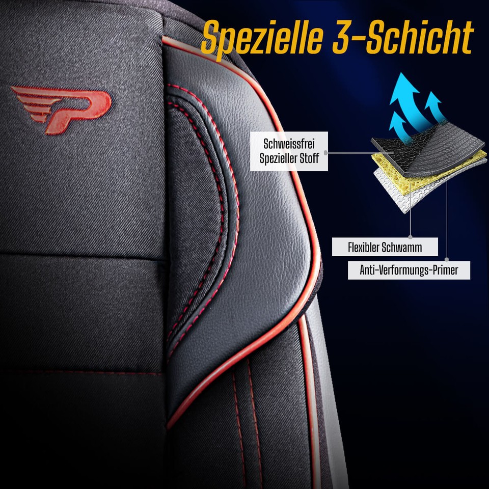 Coprisedili Auto Personalizzati | Con Foto E Testo | Tessuto Poliestere Elastico | Per Auto E SUV - Foto 2