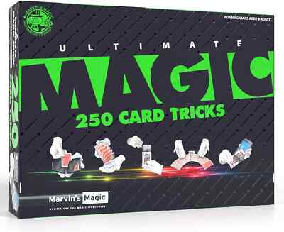 Marvins Magic - 250 Mind-Blowing Magic Card Tricks Set | Children and Adults Ma