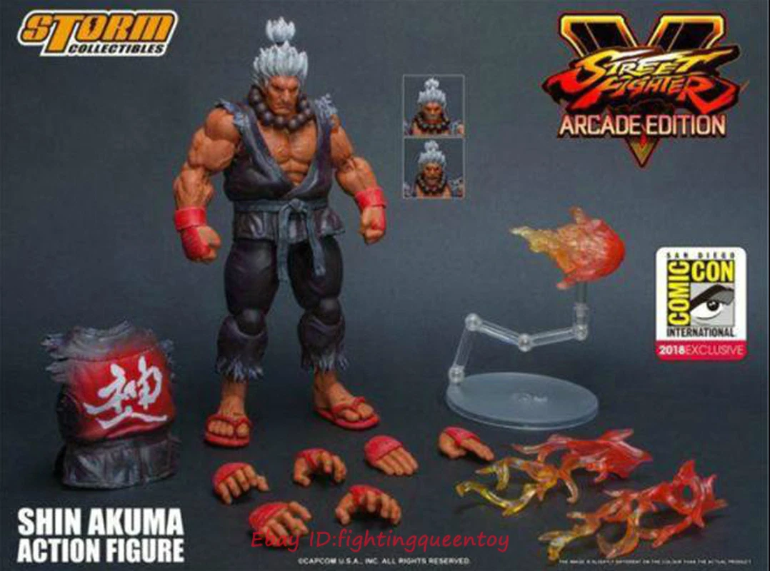 Street Fighter Akuma 7 White Art Figure