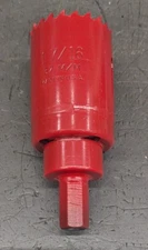 MK Morse Real McCoy Hole Saw TA23 1-7/16" Built-In Arbor Bi-Metal NEW USA