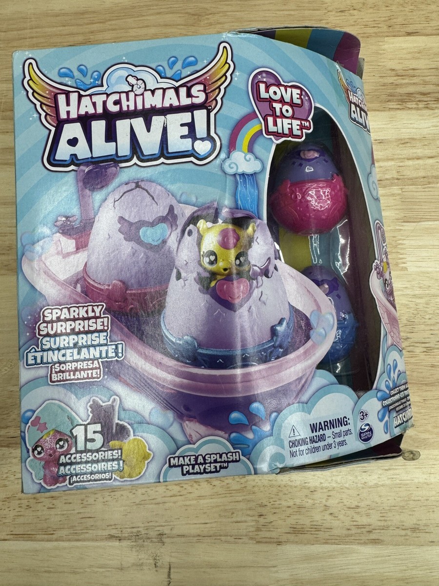 Alive, Make a Splash Playset with 15 Hatchimals Alive Make a Splash Playset