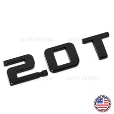For Chevy Equinox Liftgate 2.0T Turbo Letter Logo Badge Emblem Sport Gloss Black