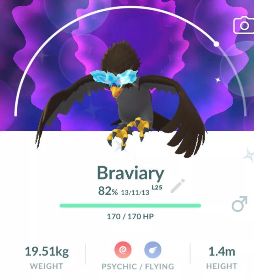 Shiny Hisuian Braviary Mini P T C - 80.000 Stardust - Description | eBay