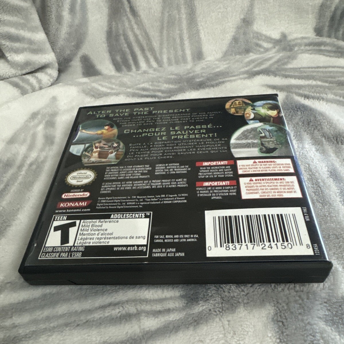Time Hollow (Nintendo DS, 2008) US release, Box & Manual Time Hollow (Nintendo DS, 2008) US release, Box & Manual
