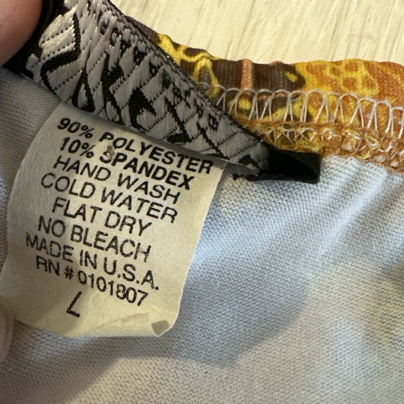 ESPRESSO Orange Brown Yellow Patchwork Stretch Sk… - image 3