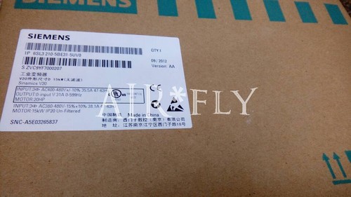 New In Box Siemens 6SL3210-5BB21-5UV0 6SL3 210-5BB21-5UV0 1 New In Box Siemens 6SL3210-5BB21-5UV0 6SL3 210-5BB21-5UV0 1