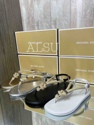 michael kors holly rope trim sandal