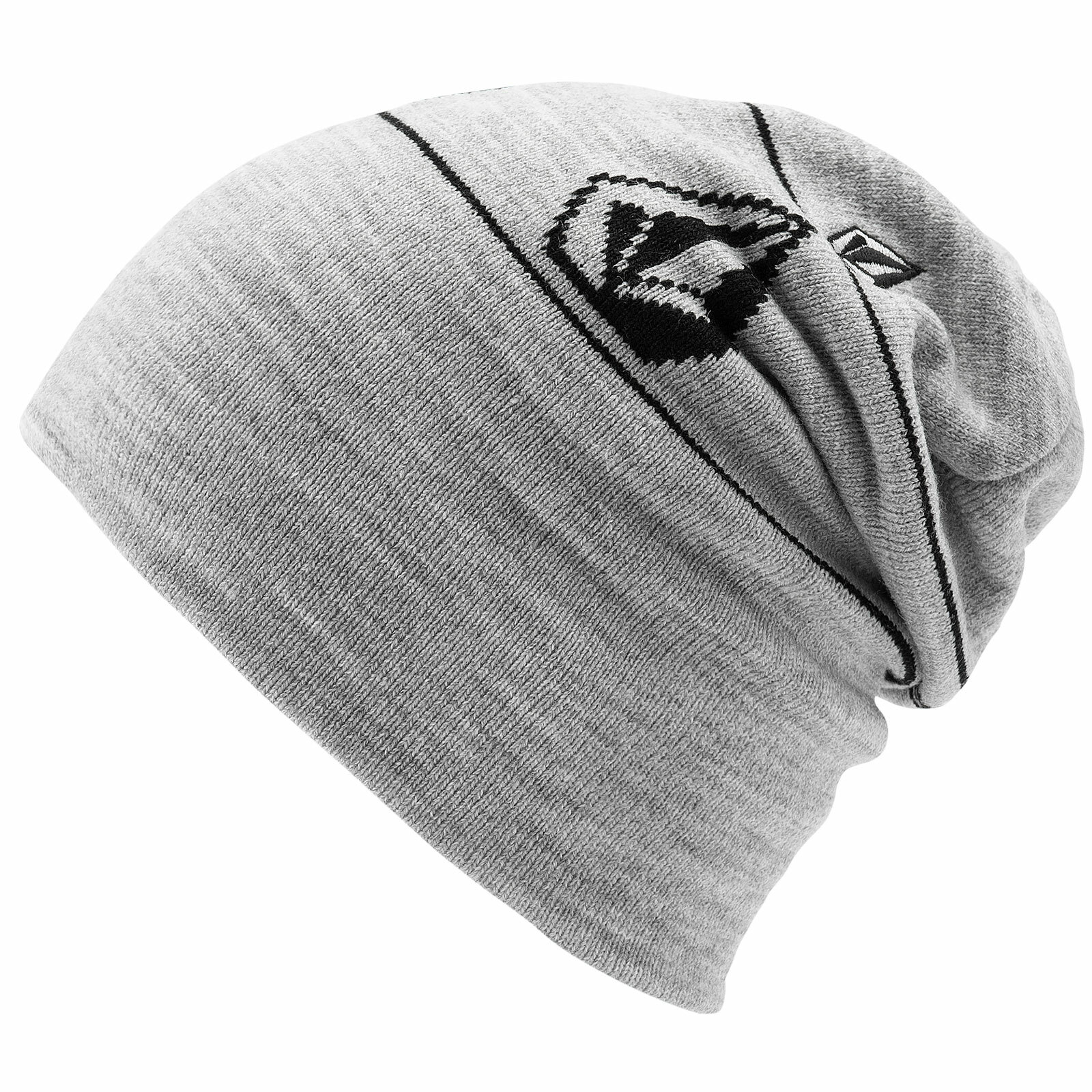 Gorro Volcom Deadly Stones De Lana Gris Claro