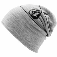 Volcom Deadly Stones Beanie StrickmüTze MüTze WintermüTze WollmüTze Hellgrau