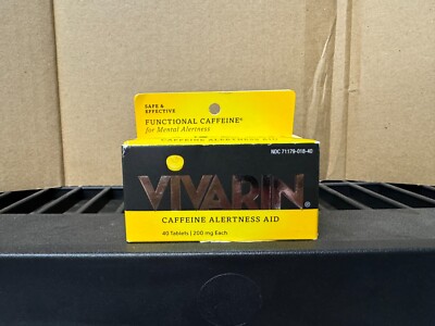 VIVARIN Caffeine Alertness Aid, 200mg - 40 Tablets Each Exp 06/2025