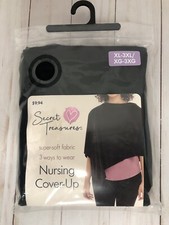 Women's Maternity Nursing Wrap Size XL - 3XL Secret Treasures Black New