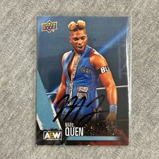 2021 Upper Deck AEW All Elite Wrestling #24 Marq Quen Signed IP Auto