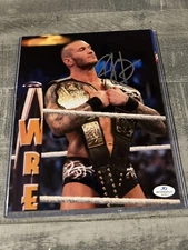 Randy Orton 8x10 Original WWE Promo Photo Rare Legend Killer dual COAs