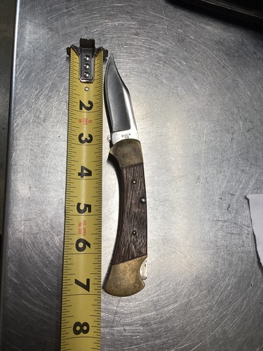 Buck 112 Ranger Lock Back Clip Point Blade Knife w/ Genuine Leather Sheath Case - Picture 3 of 17