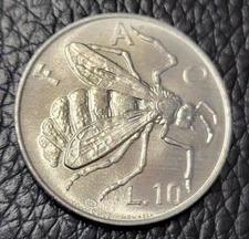 1974 San Marino 10 Lire Coin