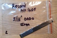 Vintage Record No 405 Multi Plane 5/16" Dado Iron Old Woodworking Hand Tools