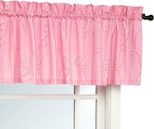 Bobby Jack Burst My Bubble valance bubblegum pink 84 in NEW