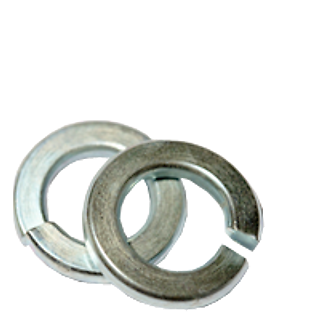 #4 Regular Split Lock Washers, Zinc-Plated Finish (500 Pack)