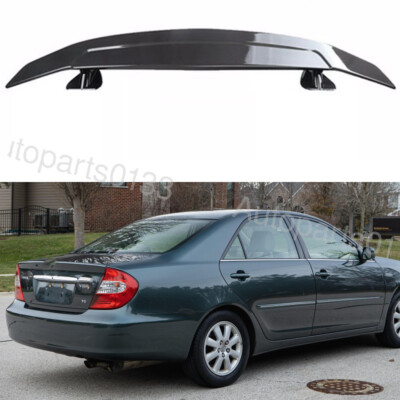 46'' Rear Spoiler General Carbon Fiber Style Gloss Black For Toyota Camry Sedan