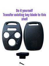 For 2006 2007 2008 2009 2010 Honda Civic EX Remote Key Fob Uncut Shell Case