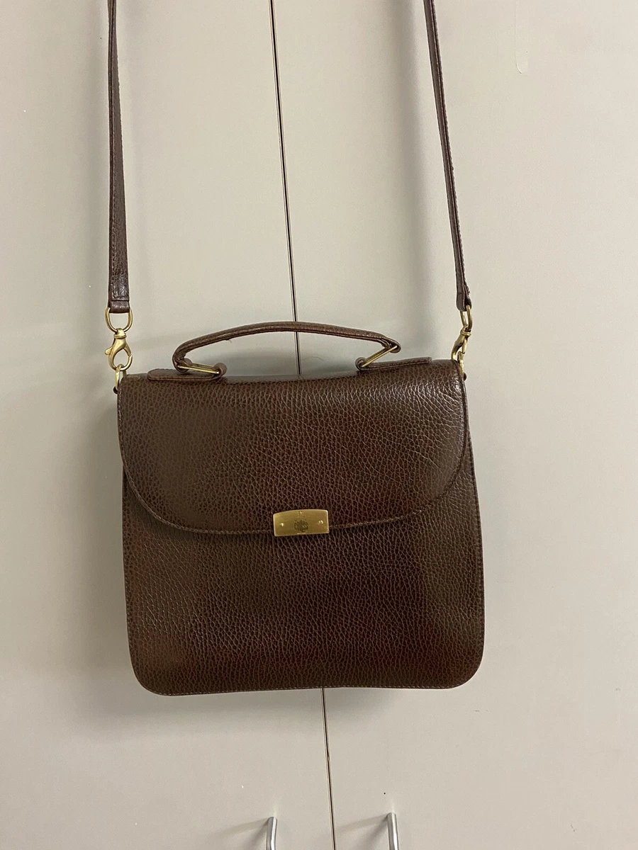 MARK CROSS 1845 New York cross body VINTAGE Leather handbag with