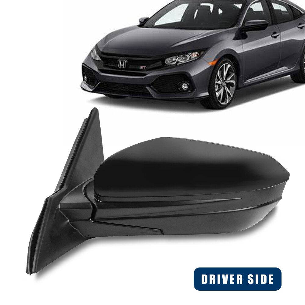 Driver Side Mirror Power Adjust Glass Manual Fold For 2016-2020 Honda Civic