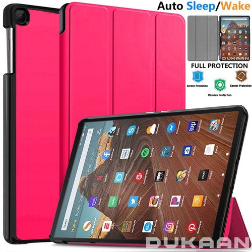 Leather Cover Magnetic Smart Tablet Case for AMAZON Kindle Fire HD 10, HD 8", 7" - Picture 15 of 21