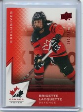  2020-21 Upper Deck Team Canada Juniors Exclusives #59 Brigette Lacquette WWC