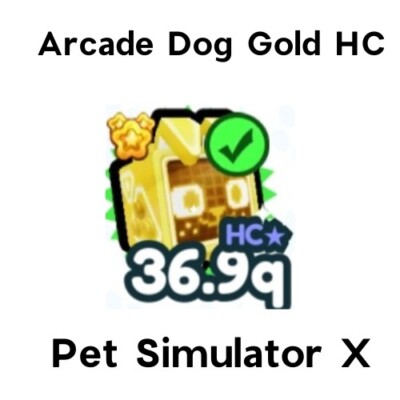 PSX / Arcade Dog Gold HC / PET SIMULATOR X