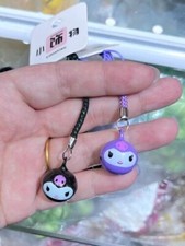 40pcs cartoon Anime cute Jingle Bells DIY Crafts Lanyard Accessories key Chain