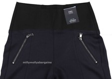 M S Womens Marks and Spencer Sculpt  Lift Blue Leggings Size 8 Short Leg 25 zz