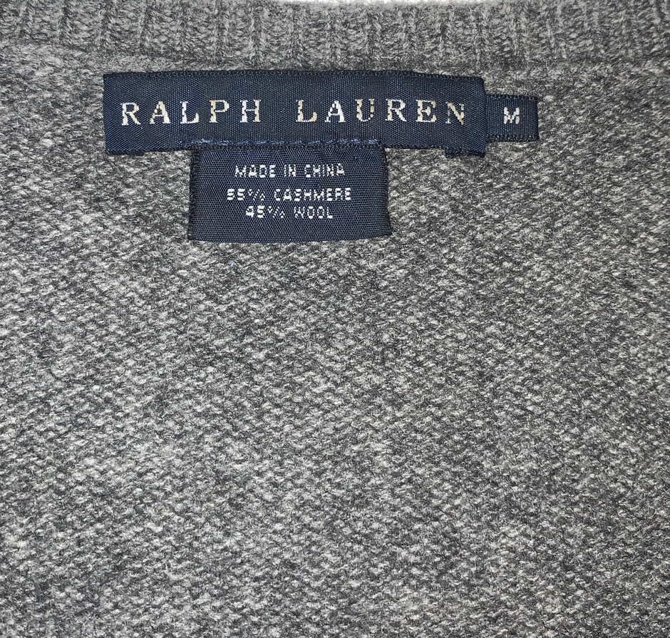 Preowned- Ralph Lauren V-Neck Cashmere Wool Blend Sweater Dress Womens (Size M) - Image 2 of 4