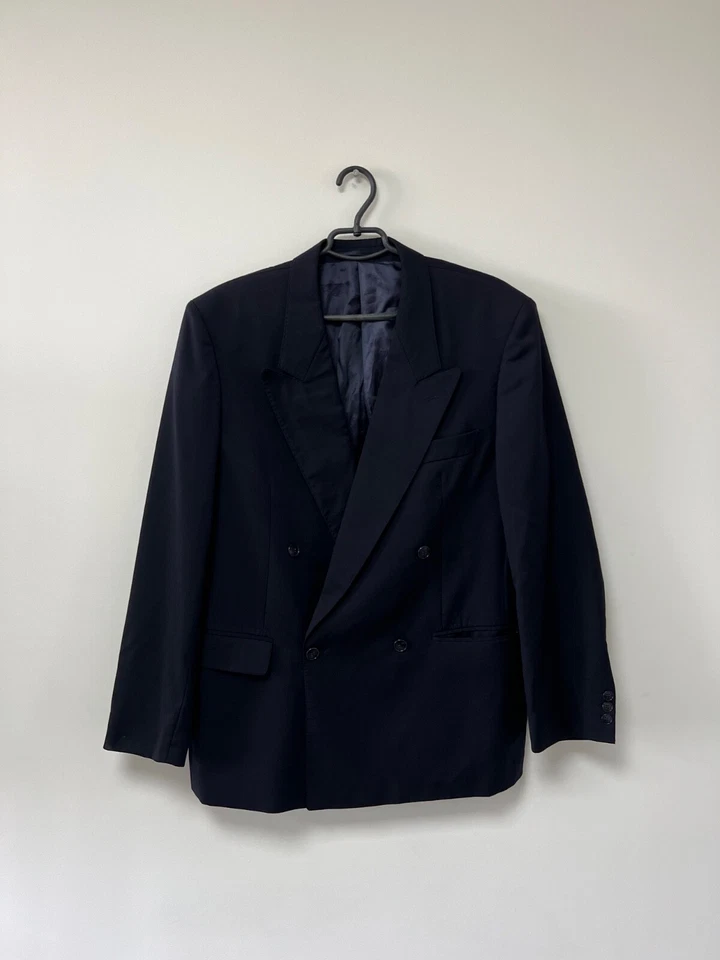 Винтажный Bally Blazer бутик сделано в Италии Cerruti 100% вискоза подлинный размер 46 - Изображение 3 из 4