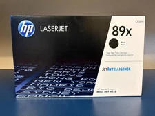HP 89X LaserJet Toner Cartridge - Black (CF289X) | US Box | No Extra Charges ✅