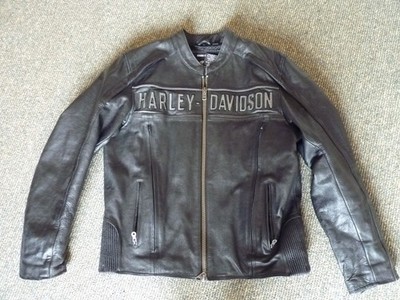 Harley Davidson Reflective Road Warrior Leather Jacket 98138-09VM Men s L