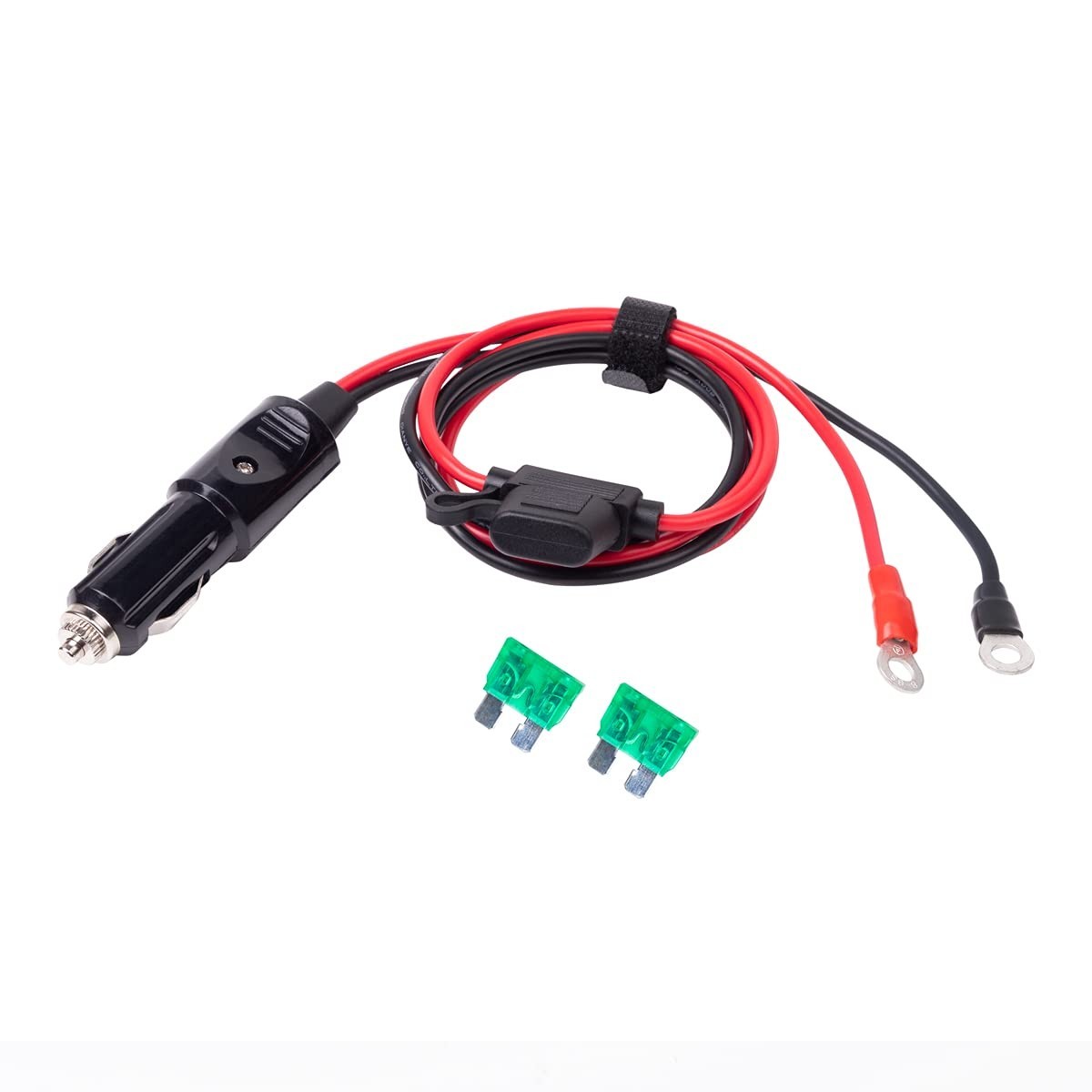 "Heavy Duty 12AWG Male to Male Cigarette Plug Cigarette Lighter Adapter Charger