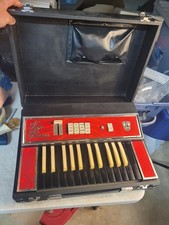 Vintage 1960'sRheem Kee Bass Mini-Synth Keyboard w/Case  Power Cable - Tested 