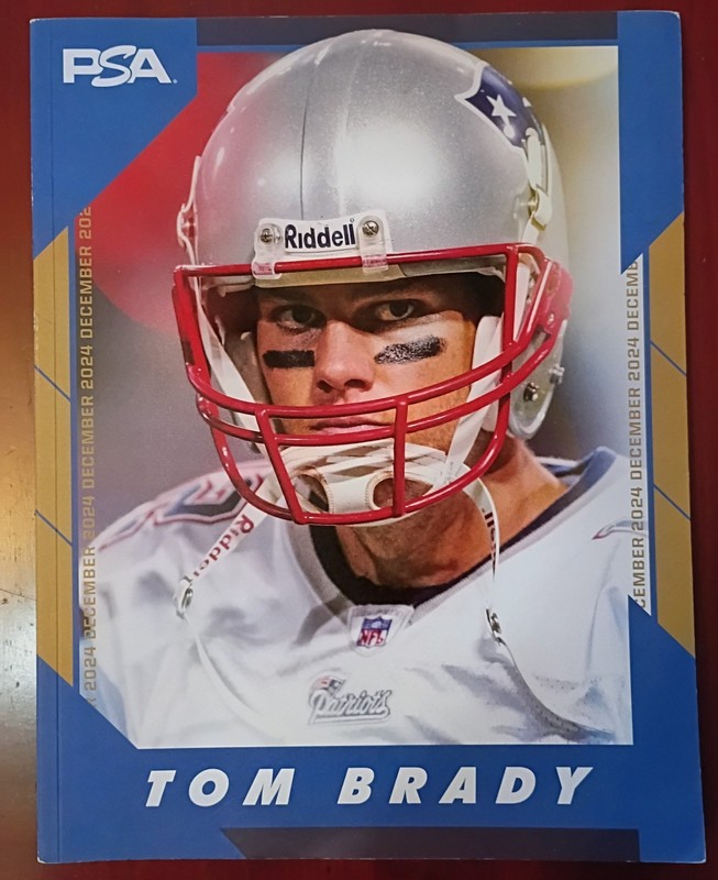 Tom Brady December 2024 PSA Magazine