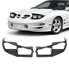 Pair For Pontiac Firebird Trans Am Firehawk 1998-2002 Headlight Lamp Bezel Trim