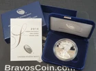 2014-W US Proof Silver Eagle-1 oz .999 Fine Silver-OGP