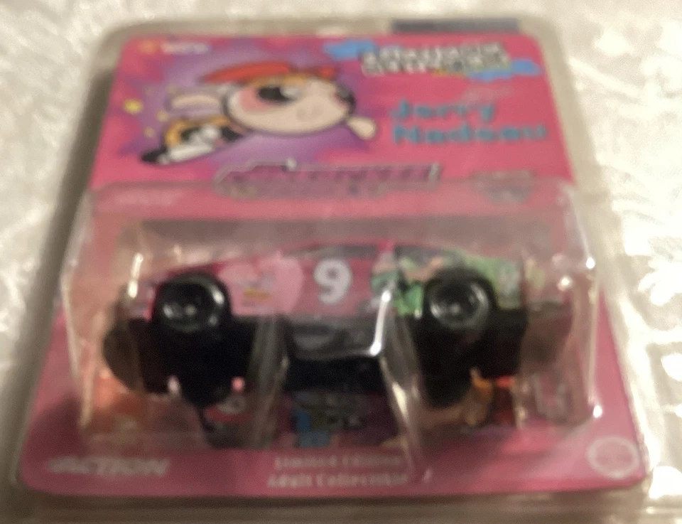 1998 Racing Champions 1/64 Jerry Nadeau #9 Powerpuff Girls NEW NRFB RARE SFH - Image 4 of 4