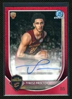 Bowman 2025-26 Basketball Tyrese Proctor Rookie Mojo Red Auto  /5
