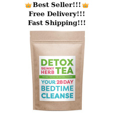 28 Days Bedtime Cleanse - Detox Skinny Herb Natural Weight Loss Tea 28ct