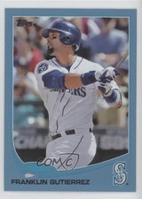 2013 Topps Wal-Mart Blue Franklin Gutierrez #340 1s3