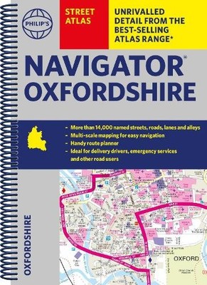 Philip's Maps Philip's Navigator Street Atlas Oxfordshire (Spiral Bound)