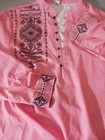 Print Kurta Jarry KurtaPink Men S Kurta Shirt Long Sleeve .size XL . — photo 5