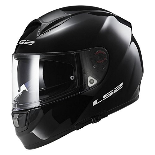 LS2 FF397 FT2 Gloss Black S (55-56cm) Full Face Motorcycle DVS Helmet Motorbike