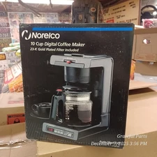 1988 Vintage Norelco Dial-A-Brew 10 Cup Digital Drip Coffee Maker Factory Sealed