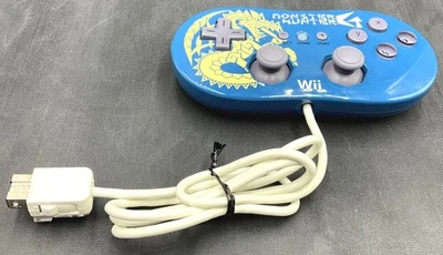 Manette Officielle Nintendo Wii Classic Pro Monster Hunter Limited Edition - Photo 1/4