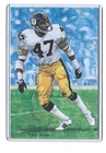 Goal Line Art Card - Mel Blount - Gold Seal Autograph #/100